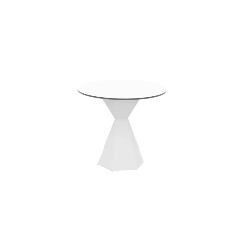 MESA VERTEX REDONDA BLANCA